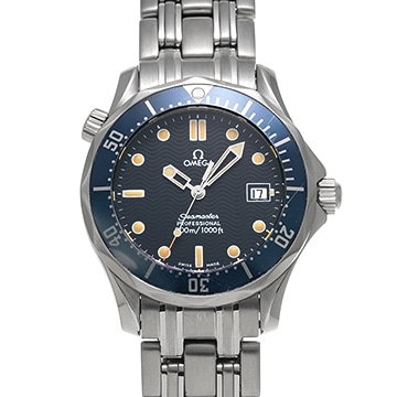 オメガ シーマスター プロフェッショナル 300 ミッドサイズ 2561.80 ブルー ユニセックス 時計 【中古】【wristwatch】