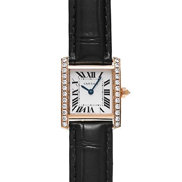 カルティエ タンク フランセーズ SM WE104531 シルバー レディース 時計 【中古】【wristwatch】