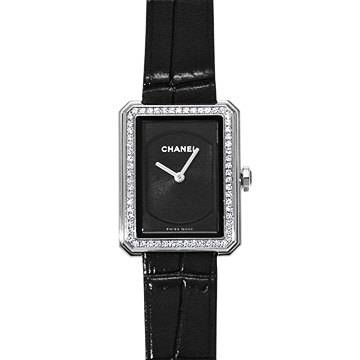 シャネル ボーイフレンド H4883 ブラック レディース 時計 【中古】【wristwatch】