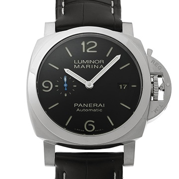 パネライ ルミノールマリーナ 1950 3デイズ アッチャイオ PAM01312 ブラック メンズ 時計 【中古】【wristwatch】