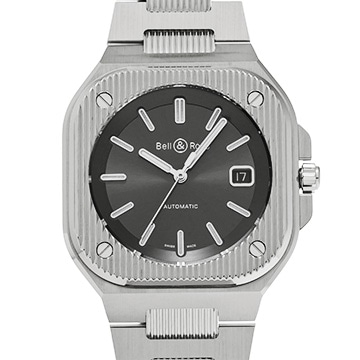 ベル＆ロス BR 05 アートライン BR05A-BL-GLST/SST グレー メンズ 時計 【中古】【wristwatch】