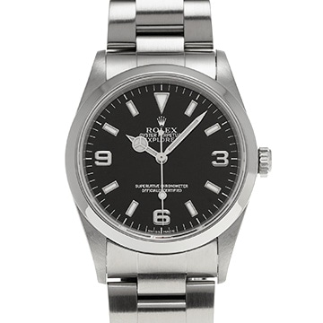 ロレックス エクスプローラー 14270 ブラック メンズ 時計 【中古】【wristwatch】