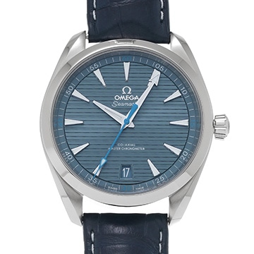 オメガ シーマスター アクアテラ コーアクシャル マスター クロノメーター 220.13.41.21.03.002 ブルー メンズ 時計 【中古】【wristwatch】