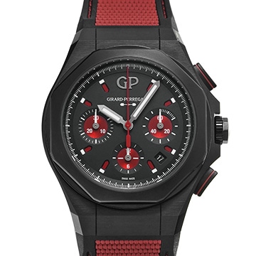 ジラール ペルゴ ロレアート アブソルート ゴールド フィーバー 世界限定50本 81060-21-692-FH6A ブラック/レッド メンズ 時計 【中古】【wristwatch】