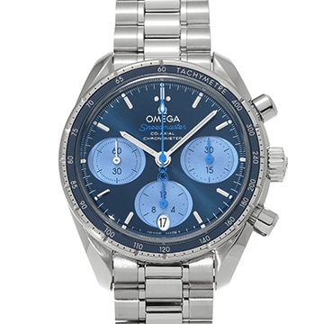 オメガ スピードマスター 38 コーアクシャル オービス 324.30.38.50.03.002 ブルー メンズ 時計 【中古】【wristwatch】