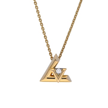 ルイ ヴィトン パンダンティフ LVヴォルトワン PM 1PD ゴールド K18イエローゴールド YG レディース ジュエリー 【中古】【jewelry】