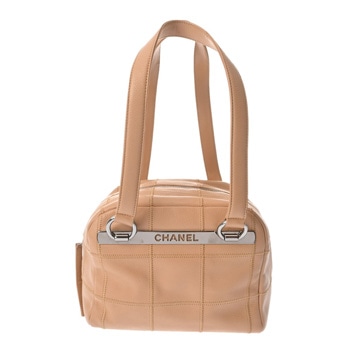 シャネル チョコバー ベージュ A26135 カーフスキン レディース バッグ 【中古】【bag】