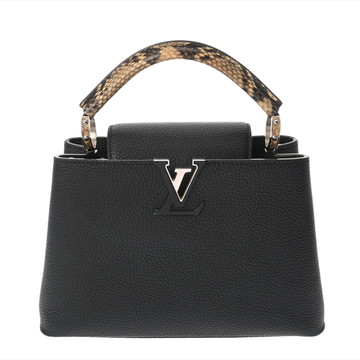 ルイ ヴィトン カプシーヌ BB 2WAY ノワール M92040 パイソン/トリヨンレザー レディース バッグ 【中古】【bag】