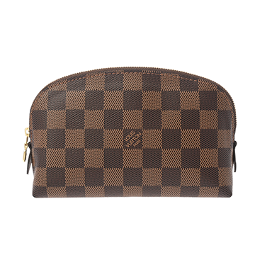 ルイ ヴィトン ダミエ ポシェット コスメティック PM ブラウン N47516 ダミエキャンバス ユニセックス 【中古】【bag】