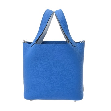 エルメス ピコタン ロックPM エクラ ブルーイドラ/ブルーブリュム トリヨンクレマンス/ヴォースイフト レディース バッグ 【未使用】【bag】