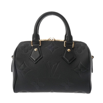 ルイ ヴィトン モノグラムアンプラント スピーディバンドリエール20 2WAY ノワール M58953 レザー レディース バッグ 【中古】【bag】