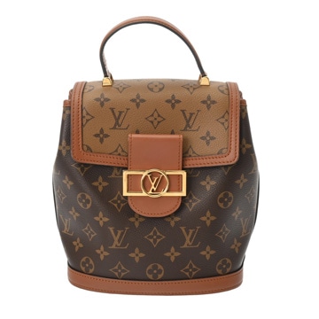 ルイ ヴィトン モノグラムリバース ドーフィーヌバックパック ブラウン M45142 モノグラムキャンバス レディース バッグ 【中古】【bag】