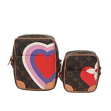 ルイ ヴィトン モノグラムゲームオン パナムセット 2個セット ブラウン M57450 モノグラムキャンバス レディース バッグ 【中古】【bag】