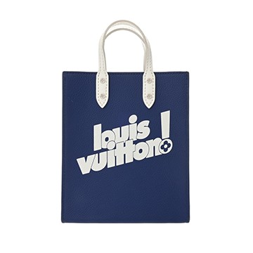 ルイ ヴィトン エブリデイLV サックプラ XS 2021年AW 2WAY ブルー/ホワイト M80841 レザー ユニセックス バッグ 【中古】【bag】