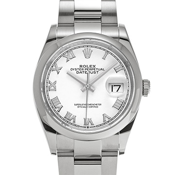 ロレックス デイトジャスト 36 126200 ホワイト メンズ 時計 【中古】【wristwatch】