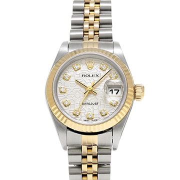 ロレックス デイトジャスト 26 79173G シルバーコンピュータ/ダイヤモンド レディース 時計 【中古】【wristwatch】