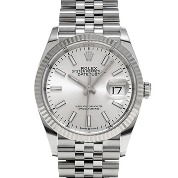 ロレックス デイトジャスト 36 126234 シルバー メンズ 時計 【中古】【wristwatch】