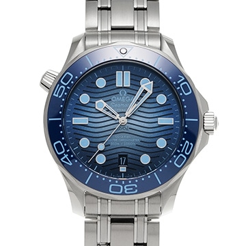 オメガ シーマスター ダイバー300 コーアクシャル マスタークロノメーター 210.30.42.20.03.003 ブルー メンズ 時計 【中古】【wristwatch】