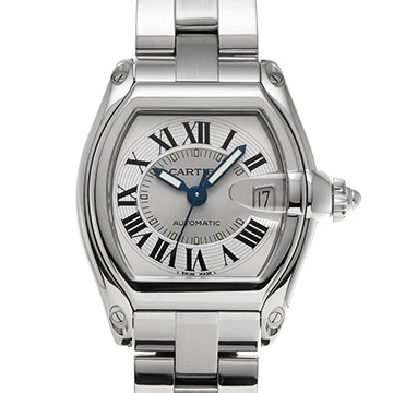 カルティエ ロードスター LM W62000V3 シルバー レディース 時計 【中古】【wristwatch】
