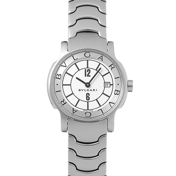 ブルガリ ソロテンポ ST29S ホワイト レディース 時計 【中古】【wristwatch】