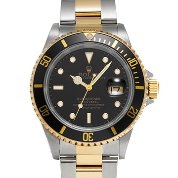 ロレックス サブマリーナ デイト 16613 ブラック メンズ 時計 【中古】【wristwatch】