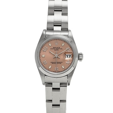 ロレックス オイスターパーペチュアル デイト  69160 ピンク レディース 時計 【中古】【wristwatch】