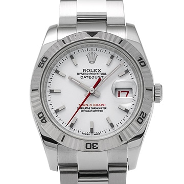 ロレックス デイトジャスト ターノグラフ 116264 ホワイト メンズ 時計 【中古】【wristwatch】