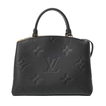 ルイ ヴィトン モノグラムアンプラント プティ パレ PM ノワール M58916 レザー レディース バッグ 【中古】【bag】