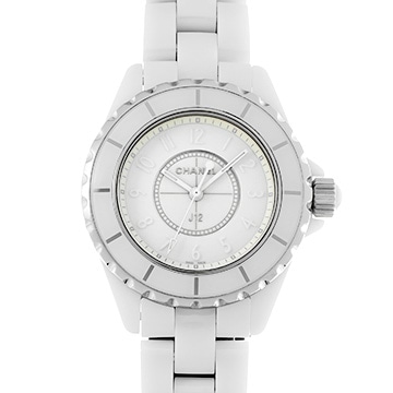 シャネル J12 ホワイトファントム H3442 ホワイト レディース 時計 【中古】【wristwatch】