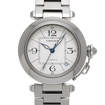 カルティエ パシャC W31074M7 ホワイト ユニセックス 時計 【中古】【wristwatch】