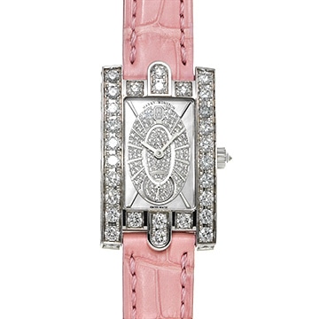 ハリー ウィンストン アヴェニュー エリプティック AVEQHM21WW241 ホワイトシェル/ダイヤモンド レディース 時計 【中古】【wristwatch】