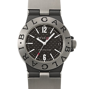 ブルガリ ディアゴノ TI32TA ブラックカーボン メンズ 時計 【中古】【wristwatch】
