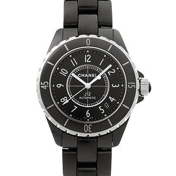 シャネル J12 38MM H0685 ブラックラッカー メンズ 時計 【中古】【wristwatch】