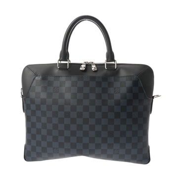 ルイ ヴィトン ダミエコバルト オリバー ブリーフケース ブルー系 N51199 ダミエキャンバス レディース バッグ 【中古】【bag】