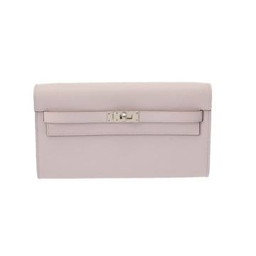 エルメス ケリーウォレット ロングトゥーゴー モーヴペール エバーカラー レディース 財布 【未使用】【purse】