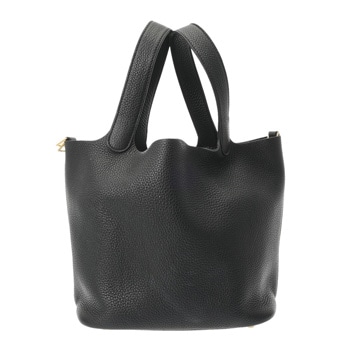 エルメス ピコタン ロック MM  ブラック トリヨンクレマンス レディース バッグ 【中古】【bag】