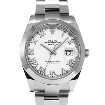 ロレックス デイトジャスト 41 126300 ホワイト メンズ 時計 【新品】【wristwatch】