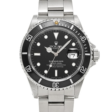 ロレックス サブマリーナ デイト 16610 ブラック メンズ 時計 【中古】【wristwatch】