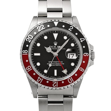 ロレックス GMTマスターII 16710 ブラック メンズ 時計 【中古】【wristwatch】