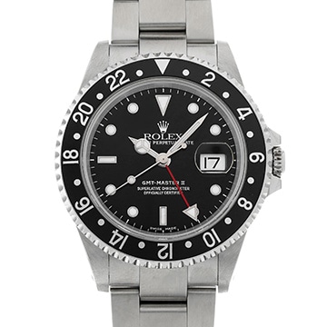 ロレックス GMTマスターII 16710 ブラック メンズ 時計 【中古】【wristwatch】