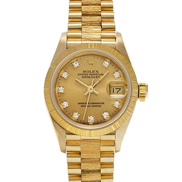 ロレックス デイトジャスト 69278G シャンパン/ダイヤモンド レディース 時計 【中古】【wristwatch】