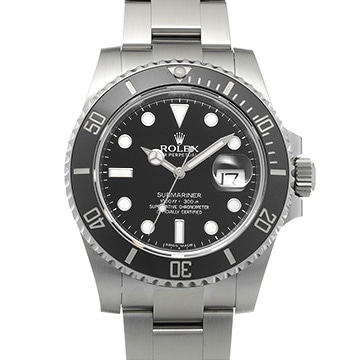 ロレックス サブマリーナ デイト 116610LN ブラック メンズ 時計 【中古】【wristwatch】