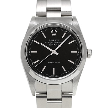 ロレックス エアキング 14000M ブラック メンズ 時計 【中古】【wristwatch】