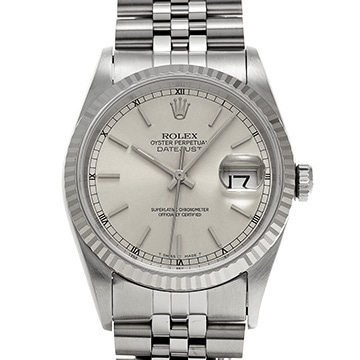 ロレックス デイトジャスト 16234 シルバー メンズ 時計 【中古】【wristwatch】