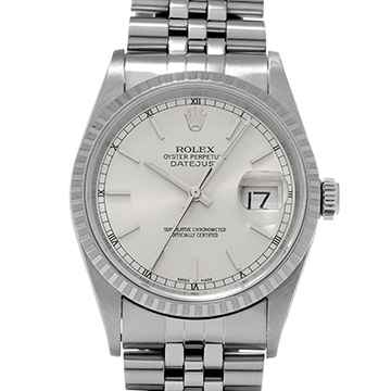 ロレックス デイトジャスト 16220 シルバー メンズ 時計 【中古】【wristwatch】