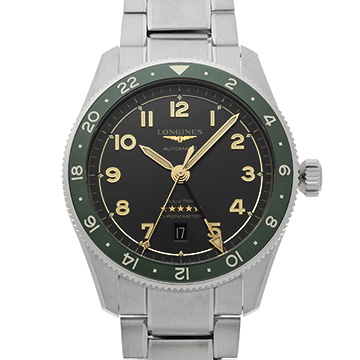 ロンジン スピリット ズールータイム L3.812.4.63.6 アンスラサイトグレー メンズ 時計 【中古】【wristwatch】