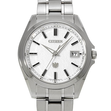 シチズン ザ シチズン AQ4091-56A ホワイト メンズ 時計 【中古】【wristwatch】