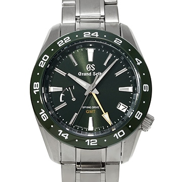 グランドセイコー スポーツコレクション スプリングドライブ GMT SBGE257 グリーン メンズ 時計 【中古】【wristwatch】