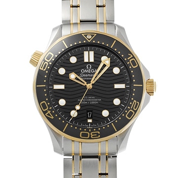 オメガ シーマスター ダイバー300 マスタークロノメーター 210.20.42.20.01.002 ブラック メンズ 時計 【中古】【wristwatch】