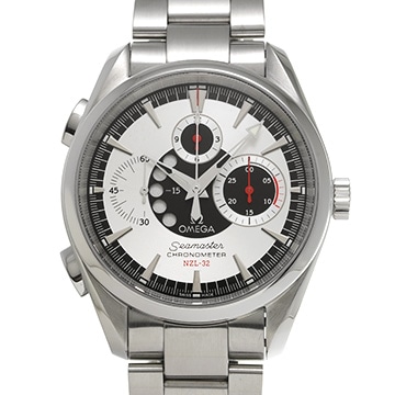 オメガ シーマスター アクアテラ NZL-32 クロノグラフ 2513.30 シルバー/ブラック メンズ 時計 【中古】【wristwatch】